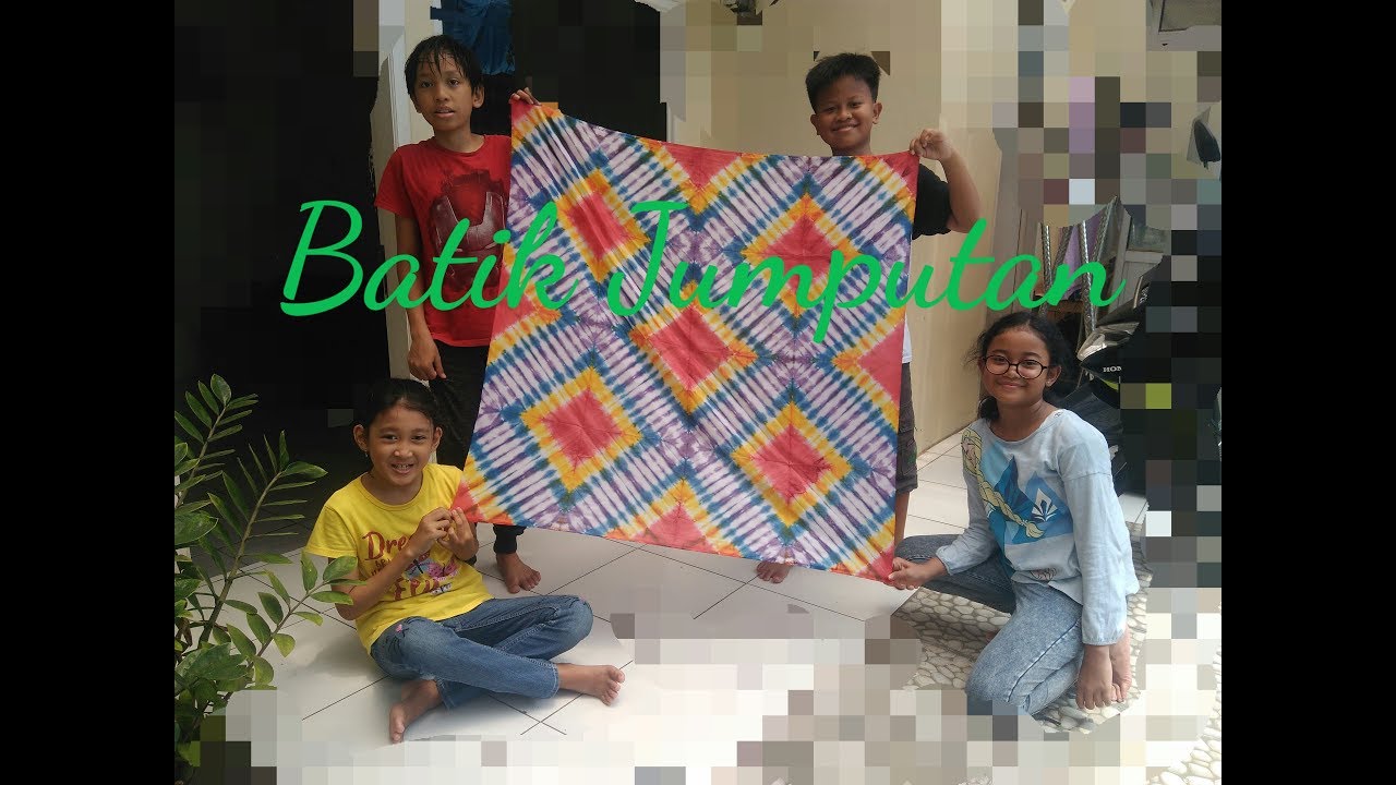  Cara Membuat Batik Jumputan  YouTube