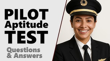How to Pass PILOT APTITUDE ASSESSMENT TEST - Questions and Answers with Solutions