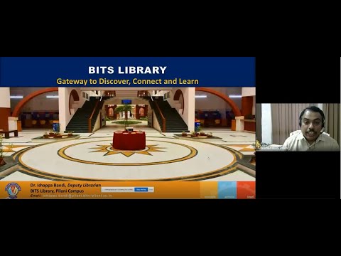 BITS Library Orientation for FD & HD Students 2nd October 2021 By Dr Ishappa Bandi, Deputy Librarian