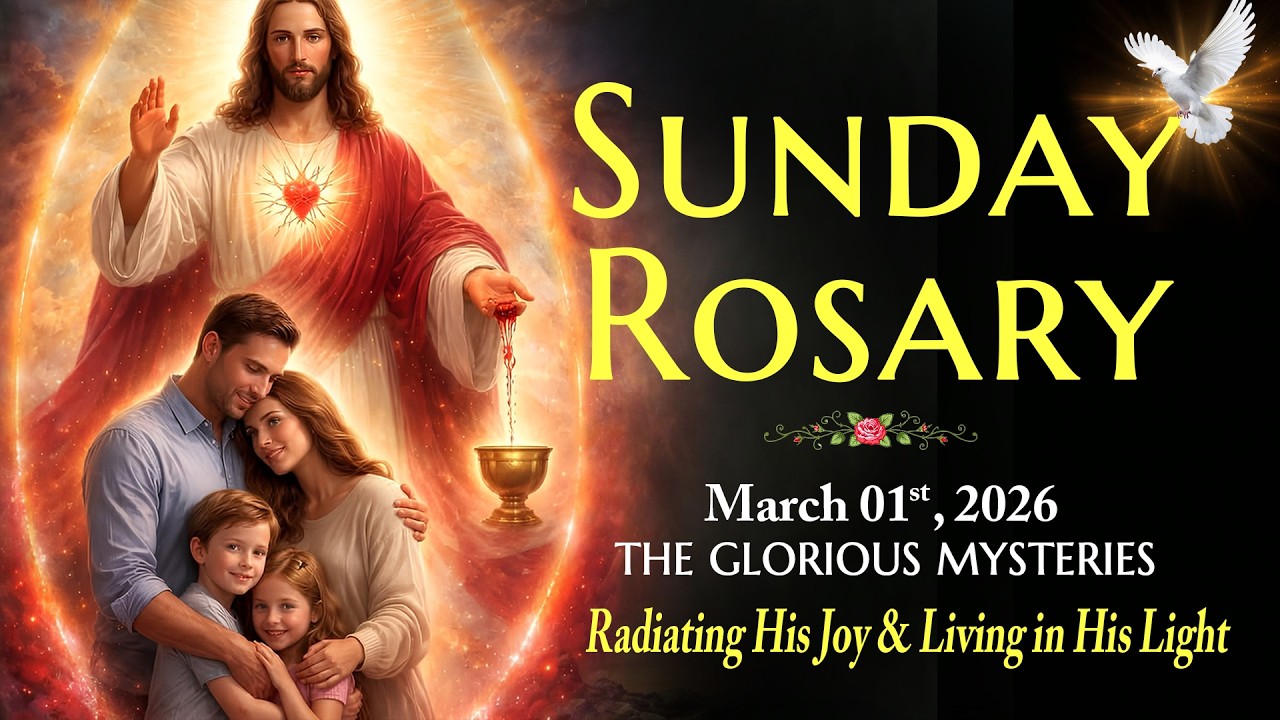 Sunday Holy Rosary ❤️ March 01, 2026 ❤️ Glorious Mysteries Of The Rosary [Virtual]