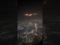 Beautiful night view of kathmandu city from the sky  night view of kathmandu airport  ktm airport