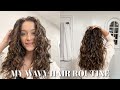 My Curly/Wavy Hair Routine 2021! updated wash day