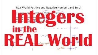 Integers in Real World Situations