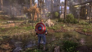 Marvel's Avengers PS4 - MCU Infinity War Captain America Suit Combat Gameplay