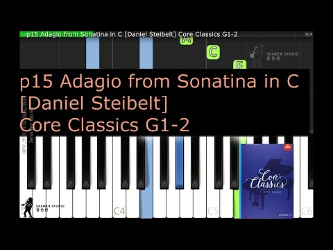 Core Classics Grade 1-2 p15 Adagio from Sonatina in C [Daniel Steibelt]