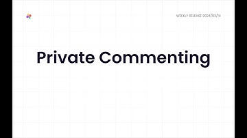 Private Commenting: Support video