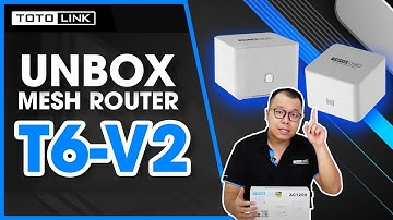 [UNBOX] Mesh Router Wi-Fi băng tần kép không dây TOTOLINK T6-V2