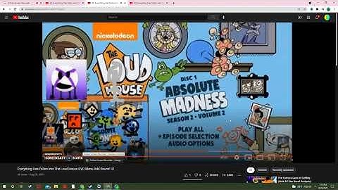 Everything Has Fallen Into The Loud House DVD Menu Add Round 11