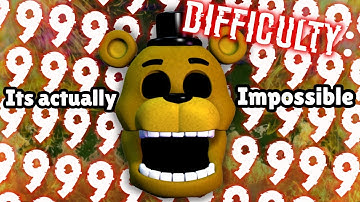 FNAF World BUT With 999,999 DIFFICULTY (The IMPOSSIBLE Challenge)