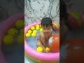 Little Baby Bathing #comedy #viral #shorts #summer #pool #youtubeshorts #kids #funny #little #boy