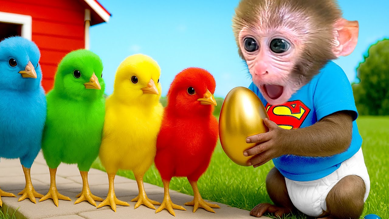 Affe BonBon trifft den Zauberer-Affen und die super lustige magische Tür - HT Tierwelt