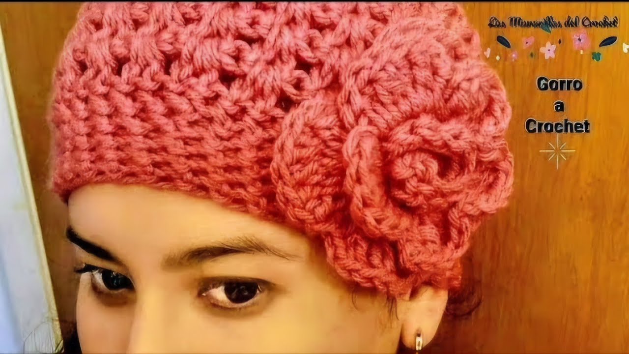 LasMaravillasdelCrochet 👩GORRO A CROCHET PASO A para mujer YouTube