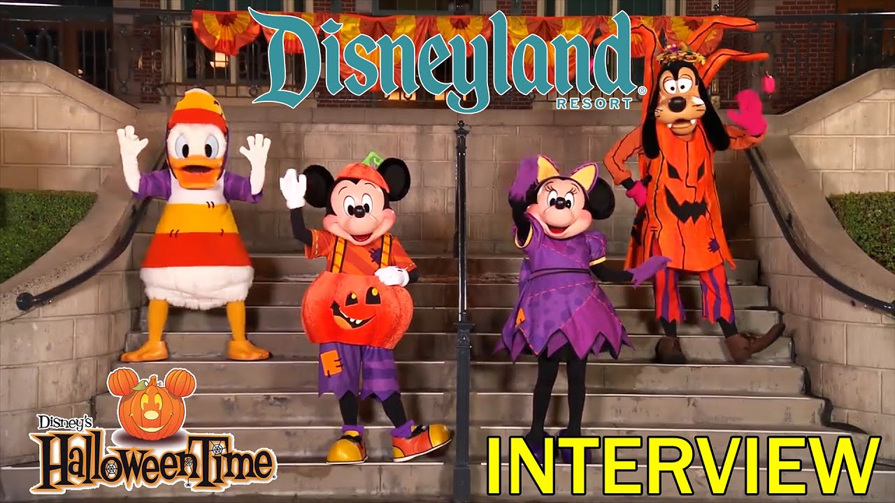 Disneyland Resort Halloween Time interview 2022 YouTube