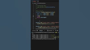 Another way of finding missing values from array using Javascript #shorts #coding #javascriptcoding