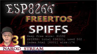 Программирование МК ESP8266. Урок 31. FreeRTOS. Файловая система SPIFFS