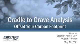 Cradle to Grave Carbon Footprint   Stephen Abille