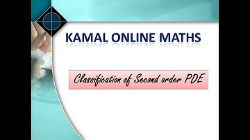 Polytechnic TRB Maths | PDE classification | Parabolic | Elliptic | Hyperbolic