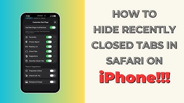 iOS 26: How to Hide Recently Closed Tabs in Safari on iPhone or iPad