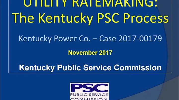 Video presentation - KY Power Rate Case 2017-00179