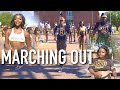 Marching Out | 2022 Black and Gold Game | Alabama State University
