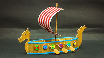 School Projects | Viking Ship Model