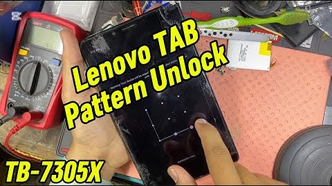 Lenovo TAB (TB-7305X) HARD RESET || Pin,Pattern,Password Unlock💯 | Without PC