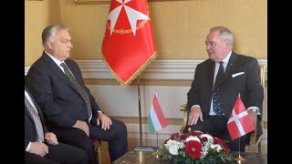 Prime Minister Orbán Visits Sovereign Military Order Of Malta