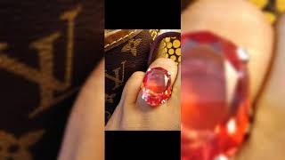 Ruby ring,  super clear and beautiful