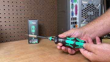 How to use the Wera 826 T Kraftform Turbo bit-holding screwdriver handle