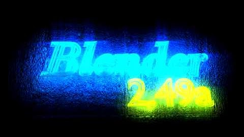 Blender  2.49a Neon Logo