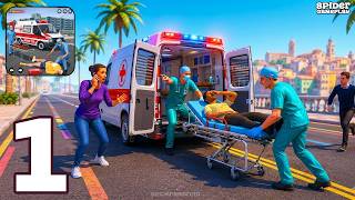 US Ambulance Driving Simulator - Gameplay Walkthrough Part 1 - Saving Lives In New Ambulance screenshot 5