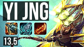 MASTER YI vs SEJUANI (JNG) | Rank 5 Yi, Quadra, 2.4M mastery, 1300 games | KR Grandmaster | 13.5 MASTER YI vs SEJUANI (JNG) | Rank 5 Yi, Quadra, 2.4M mastery, 1300 games | KR Grandmaster | 13.5