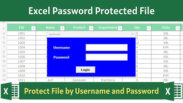 How to Protect Excel File With Password | Excel VBA Project Password | Password Protect Excel File