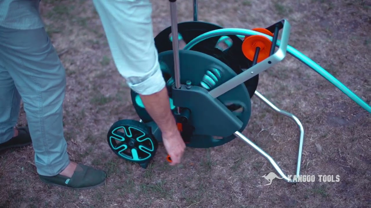 Armado manguera Gardena Classic 50 metros 3/4 + Carro Gardena AquaRoll