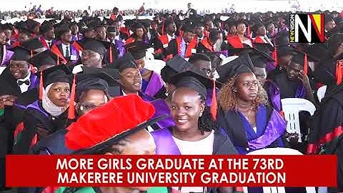 More girls graduate at the 73rd Makerere University graduation