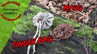 Tinder Bags (leather) - Make it yourself / DIY / MYOG / Bushcraft Fire Kit / Outdoor Gear / Tutorial