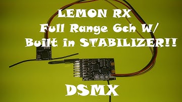 Lemon Stabilized 6 channel DSMX RX