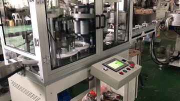 Caps slitting folding machine