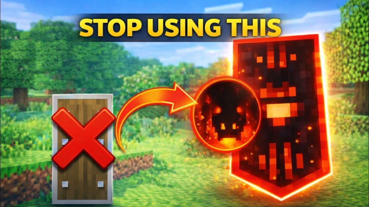Normal Shield Stop Using Normal Shield in Minecraft… Make THIS Instead! (No Mods ...