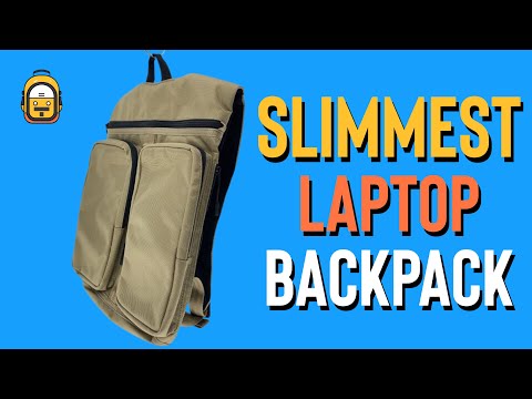 The Slimmest Laptop Backpack Ever Thin And Minimalist 