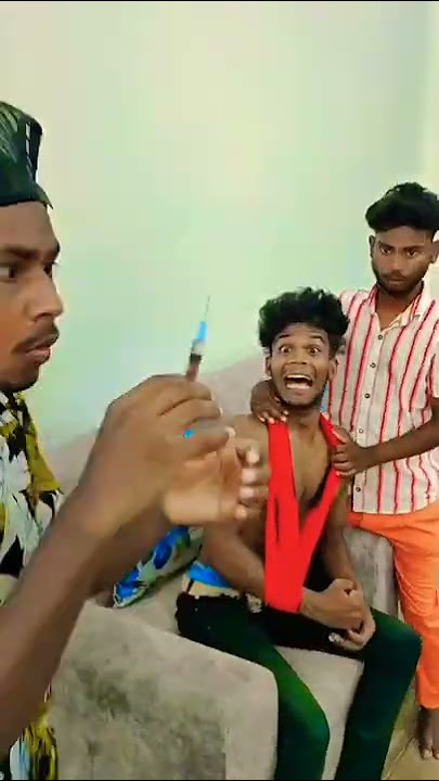 इंजेक्शन लेने से पहले रोने लगा 🤣| Suraj Rox ka #funny #shortvideo