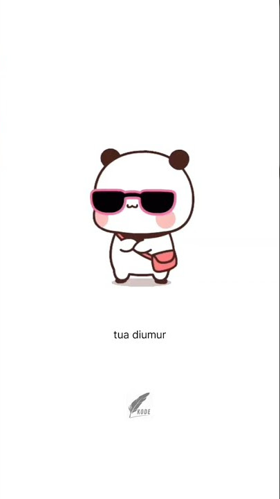 tips awet muda: happy 🐼🐻 Bubududu panda bear #sticker #animasi #shorts #love #panda