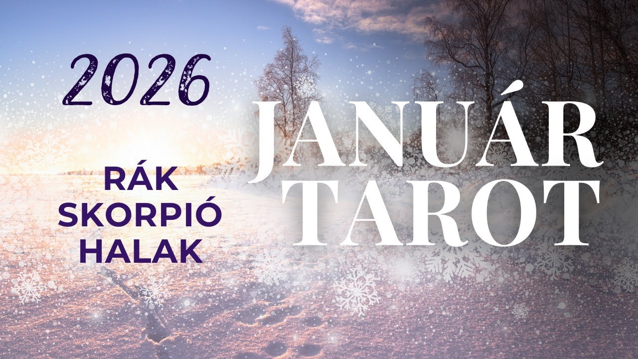 RÁK♋ SKORPIÓ♏ HALAK♓ | JANUÁR havi Tarot előrejelzés ✨