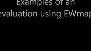 Examples of an evaluation using EWmap