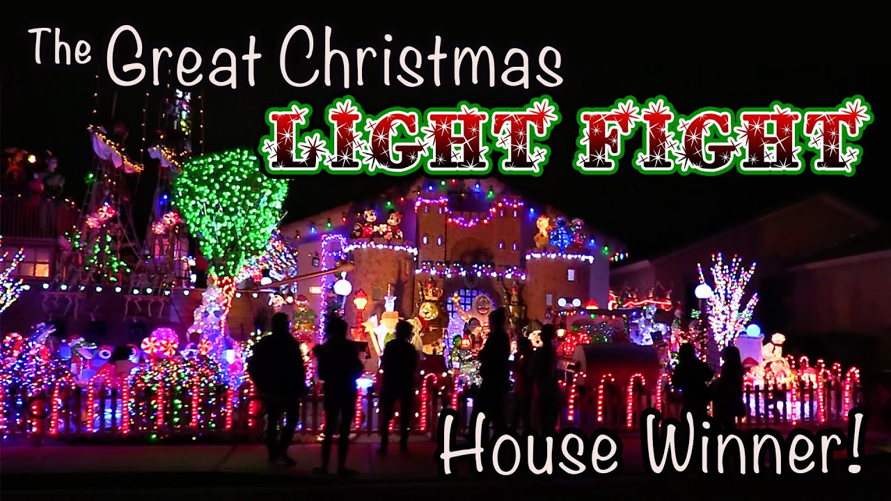 Great Christmas Light Fight Winning House 2019! - YouTube