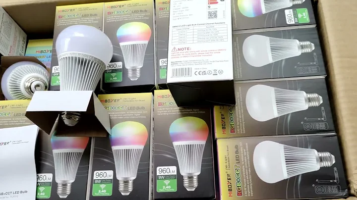 MiBoxer FUT012 DMX512 LED light bulb - kutop.com