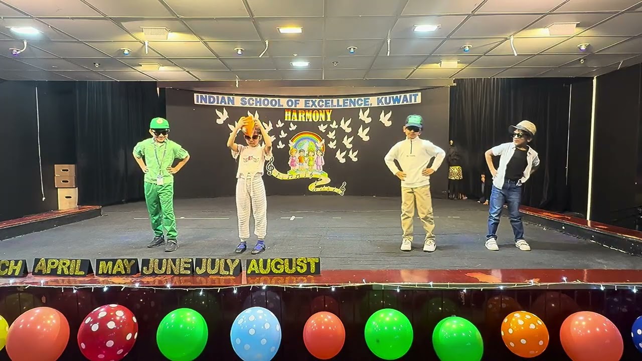 CLASS 1 INDIGO AND 1 ORANGE NEW YEAR ASSEMBLY- INDIAN SCHOOL OF EXCELLENCE 