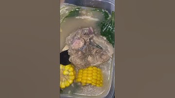 Lunchtime! Most satisfying Bulalo (Beef soup) #shorts #youtubeshorts #subscribe #viral #short