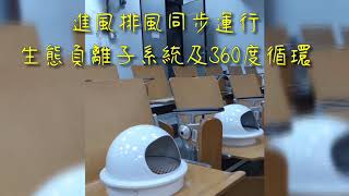 克立爾CleaAIR-吊頂式全熱空氣交換機x雲林科技大學