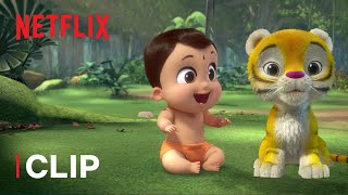 Baby Tiger Friend? 🐯Mighty Little Bheem | Netflix Jr